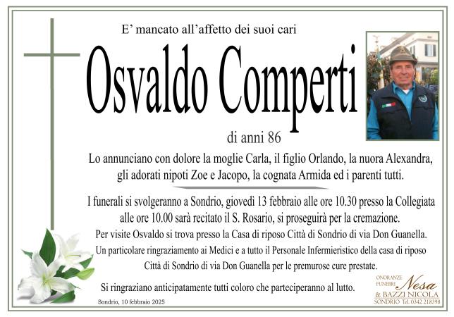 Necrologio OSVALDO COMPERTI